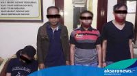 Empat Orang Diduga Pengedar Sabu, Diamankan Dirnarkoba Polda Sulut di Perbatasan Boltim