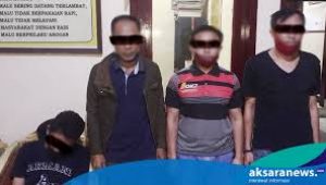 Empat Orang Diduga Pengedar Sabu, Diamankan Dirnarkoba Polda Sulut di Perbatasan Boltim