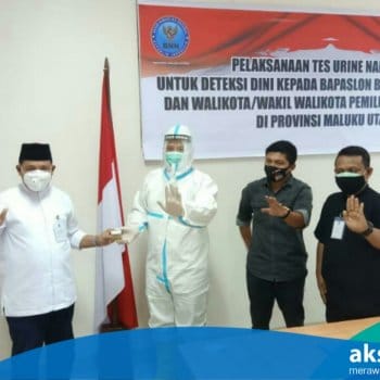 Sebelum di Tes Urine, 46 Bapaslon Walikota dan Bupati Provinsi Malut Berkomitmen Lakukan P4GN Jika Terpilih