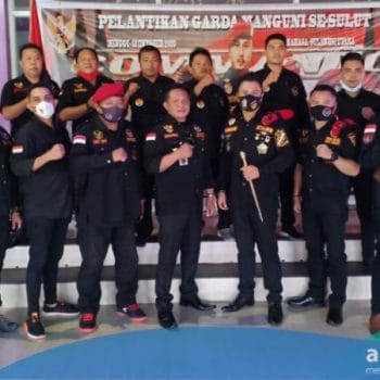 Ini Pesan Ketua DPD Garda Manguni Sulut Kepada Jajaran Pengurus Yang Baru Dilantik