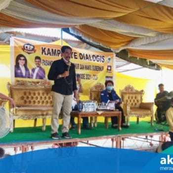 Kampanye Dialogis di Belang, Eyang Prioritaskan Nelayan dan Akan Beri Kendaraan Dinas Bagi Penjual Ikan