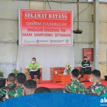 Ini Arahan Danrem 152/Babullah Saat Kunker di PT Harita Nickel
