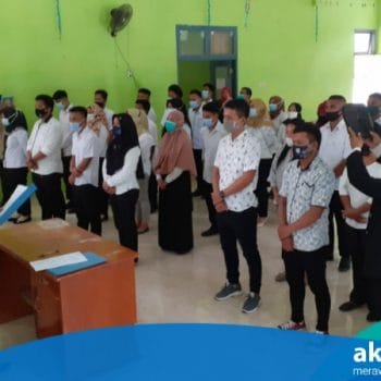 Panwascam Tutuyan Lantik Pengawas TPS Terpilih