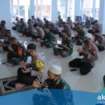 Dzikir Bersama Jelang Pemilihan, Wujud Sinergitas TNI – Polri Jaga Stabilitas Keamanan