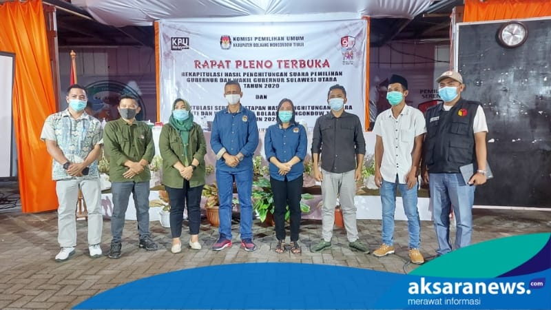 Rapat pleno rekapitulasi penghitungan suara Pilbup Boltim