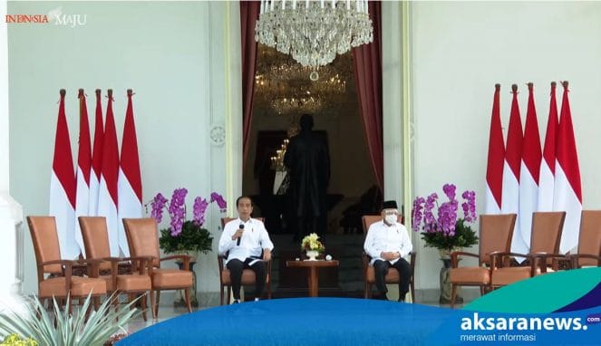 Tangkapan layar di youtube Sekretariat Presiden (Aksara Foto)