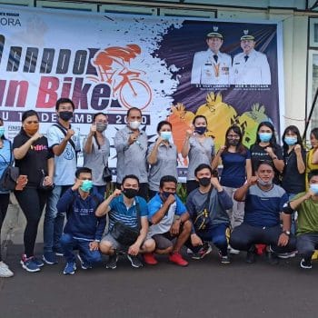 Di Penghujung Tahun 2020, Dispora Gelar Manado Fun Bike