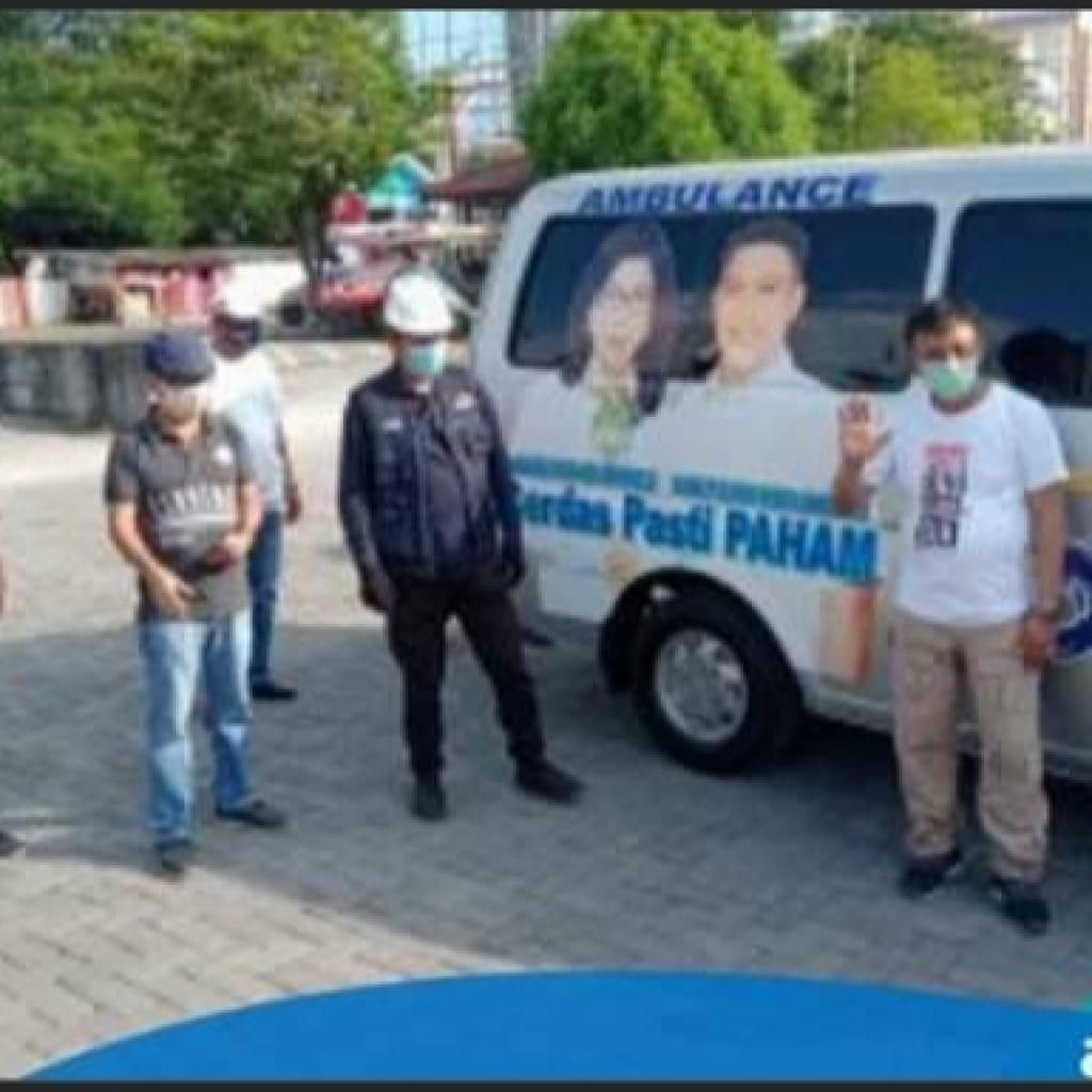 All Out Dukung Paula - Harley, Tim Garuda One Serahkan Dua Unit Ambulance Berslogan PAHAM