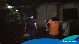 Camat Paal Dua Gerak Cepat Atasi Pohon Tumbang Yang Timpah Rumah Warga