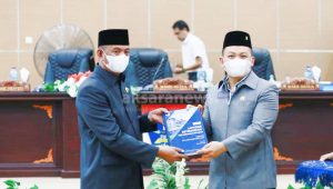 Oskar Manoppo serahkan LKPJ kepala daerah tahun 2020 ke DPRD Boltim