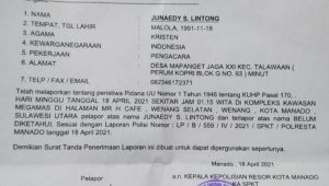 Imbas penganiayaan, Jun Lintong polisikan Satpol PP Manado