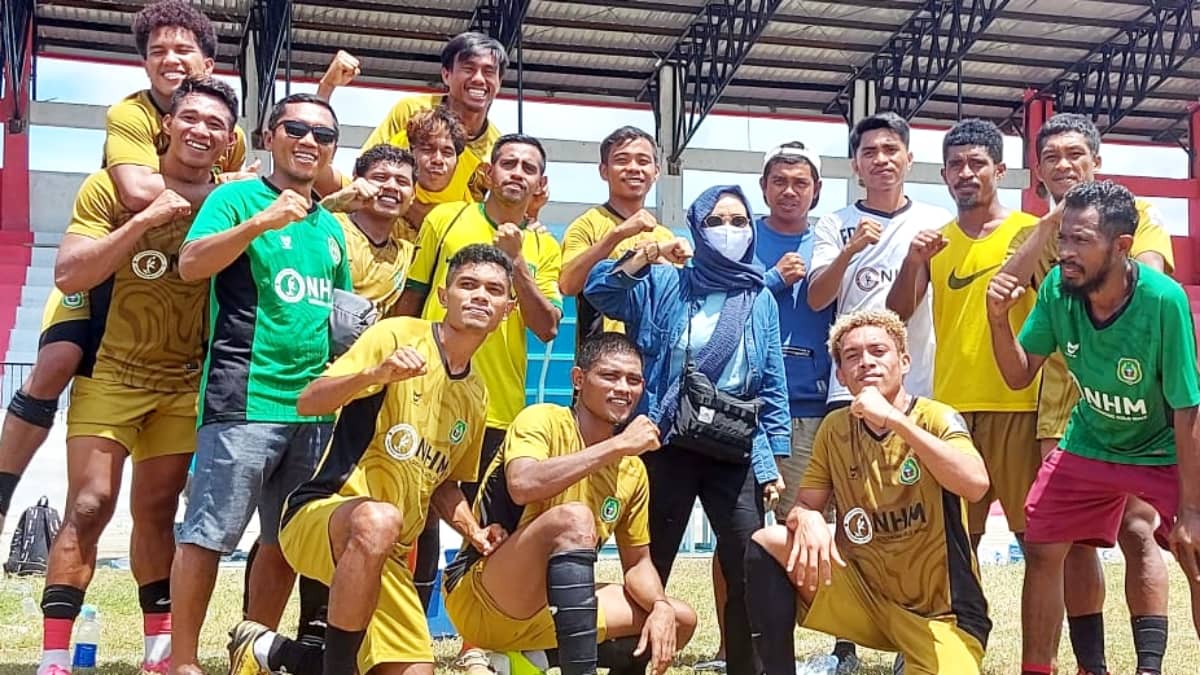 Coach Poci, tim sepakbola PON Malut terus berbenah usai turnamen Bupati Cup Halsel