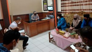 Datangi Polres, PMII cabang Bantaeng lakukan audensi, menolak keras aksi premanisme Bupati Bulukumba kepada mahasiswa