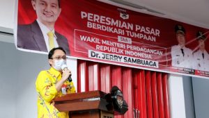Peresmian pasar berdikari Tumpaan, Wamendag: pemerintah berpihak pada ekonomi kerakyatan  