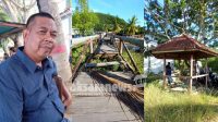 Terkesan diabaikan, begini kondisi pantai Lakban mulai jembatan rusak hingga pos tak ada yang jaga