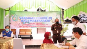 61 Tahun Bhakti Adhiyaksa, Bupati Bantaeng apresiasi vaksin massal Kejari