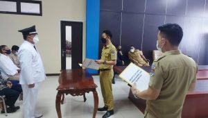 Pemerintah Boltim naikkan status Plh Sangadi Bongkudai jadi Penjabat sementara