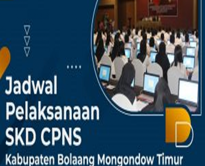 Berikut daftar peserta, jadwal dan waktu pelaksanaan SKD CPNS Boltim 2021