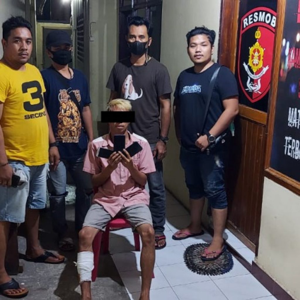 Sempat melarikan diri, Residivis curanik 22 TKP di hadiahi timah panas oleh Tim Elang Polsek Tikala