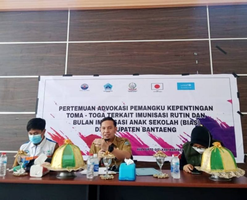 Cegah Campak, Dinkes Bantaeng sosialisasikan Advokasi imunisasi rutin dan bias