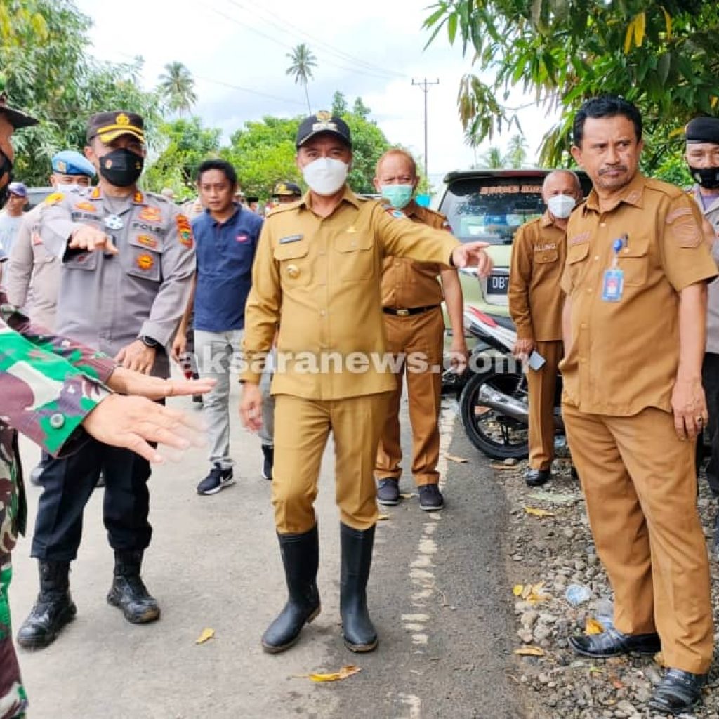 Bupati Boltim tinjau lokasi banjir di Desa Motongkad Utara