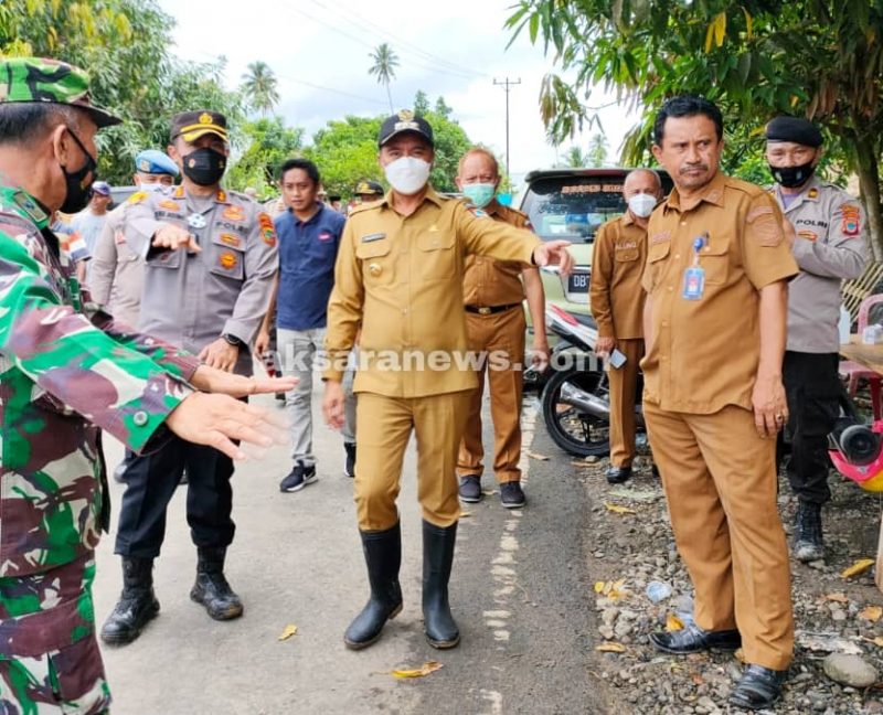 Bupati Boltim tinjau lokasi banjir di Desa Motongkad Utara