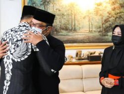 AHY Takziah ke rumah Ridwan Kamil, sampaikan belasungkawa untuk Eril
