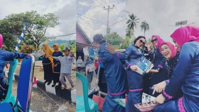 Momen HUT Boltim, Dinas P3A bagikan leaflet stop kekerasan terhadap anak