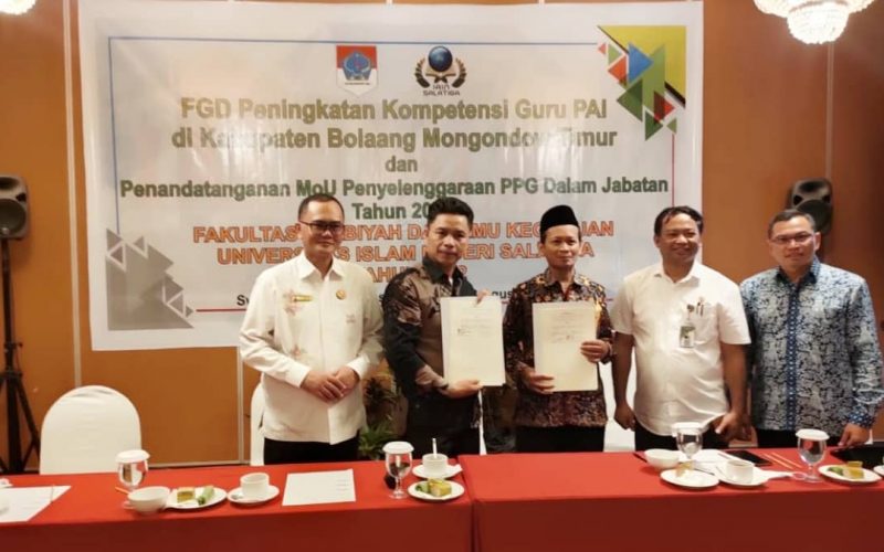 Disdikbud Boltim dan UIN Salatiga saling bersinergi dalam upaya meningkatkan Mutu Pendidikan