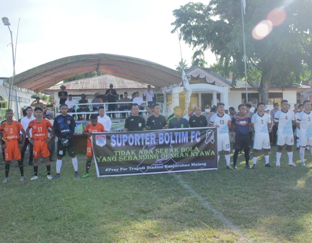 Turnamen Al-Ikhlas Cup Kotabunan Hening Cipta, wujud empati untuk tragedi Kanjuruhan Malang