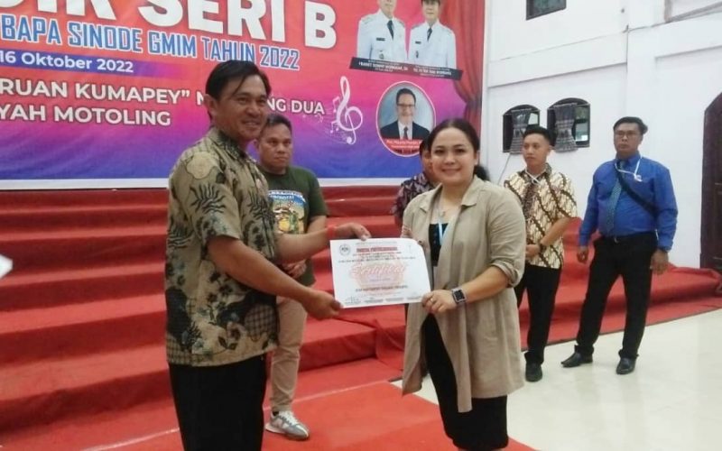 PKB Eben Haezer Kakenturan Modoinding rangking 6 Big Choir Seri B PS PKB Sinode GMIM