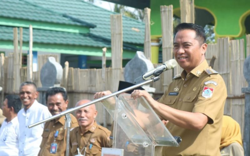 Sachrul Mamonto pimpin apel di Buyat, tekankan loyalitas dan tanggungjawab Pemdes