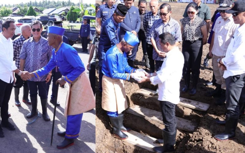 Bupati Sachrul Mamonto letakkan batu pertama pembangunan hotel Eastern Paradise di Kota Baru Tutuyan