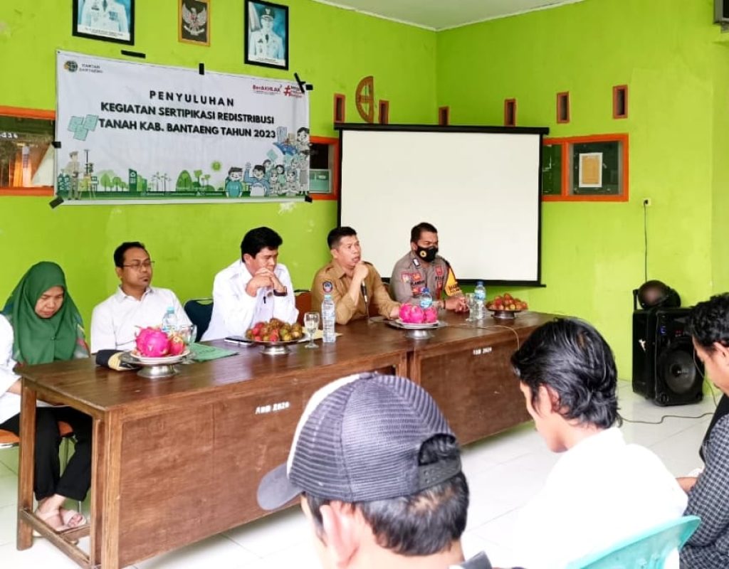 Pemdes Pattallassang gandeng BPN Bantaeng gelar penyuluhan sertifikasi redistribusi tanah