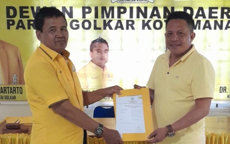 Resmi daftar bacaleg di partai Golkar, Roy Warouw optimis bisa rebut 1 kursi dari dapil neraka