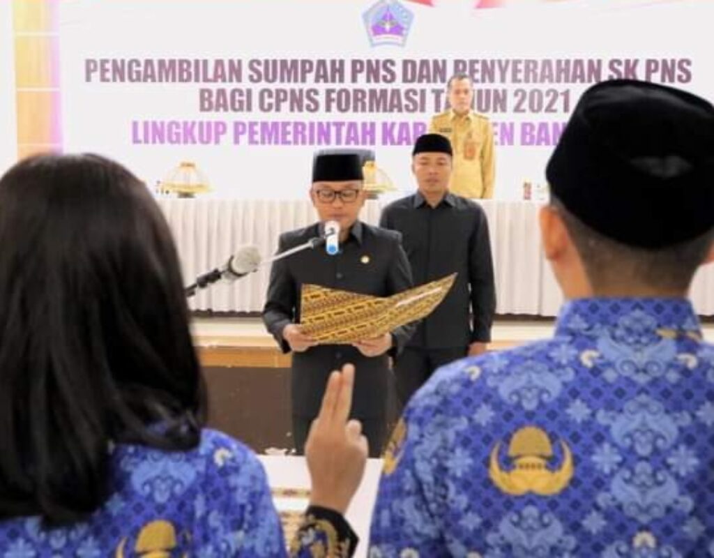139 ASN Bantaeng formasi tahun 2021 resmi dilantik Bupati Ilham Azikin