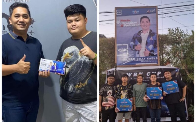 Cari bibit muda potensial, Wiliam Kaeng sukses gelar MLBB WBK tournamen cup