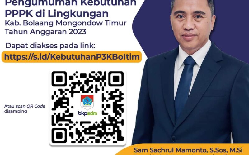Pemkab Boltim umumkan seleksi PPPK 2023, terbanyak posisi Guru