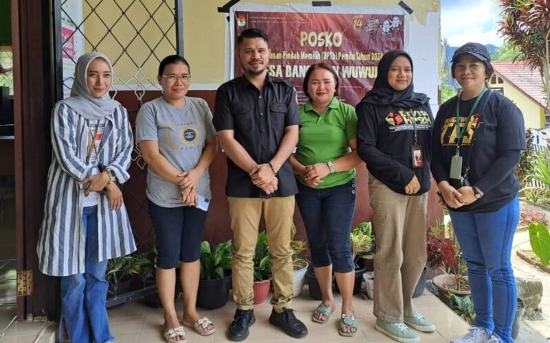 Pastikan hak pilih warga, Bawaslu Boltim gelar patroli pengawasan di Modayag Barat