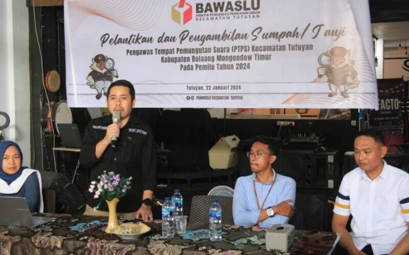 Ketua Bawaslu Boltim minta 257 Pengawas TPS Identifikasi Kerawanan Pemilu