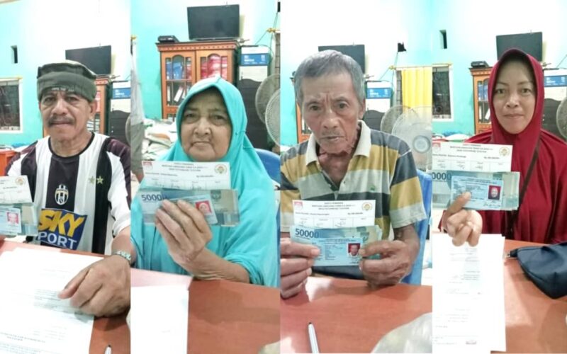 Ramadhan Penuh Berkah, 29 KPM Desa Tutuyan terima BLT-DD awal Tahun 2024