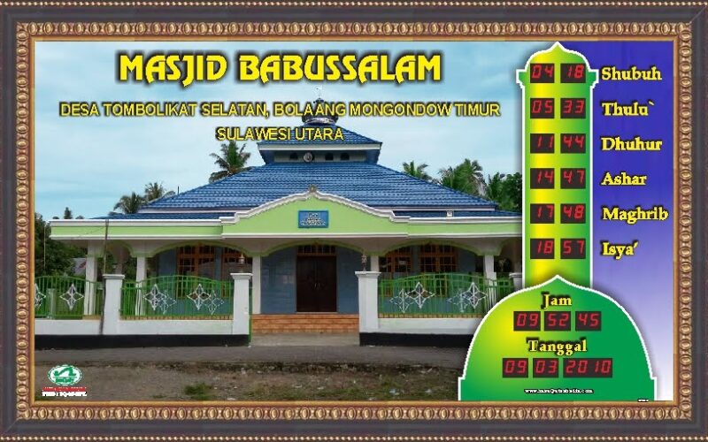 Perjalanan Spiritual: Kisah Keagungan Masjid Babussalam Tombolikat Selatan