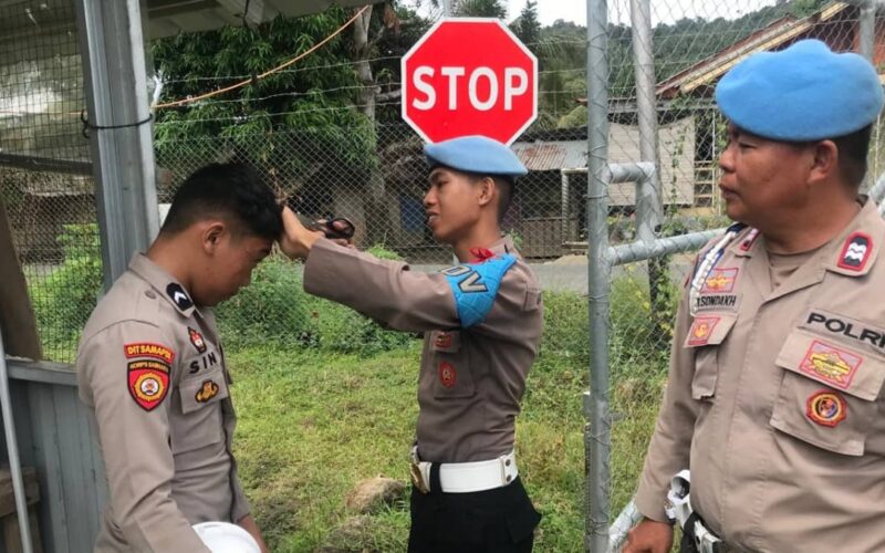 Tertibkan penampilan anggota, Propam Porles Boltim lakukan giat Gaktiblin