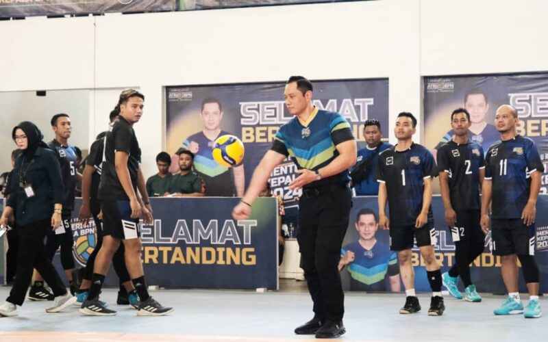 Menteri AHY buka Turnamen Voli ATR/BPN Cup 2024: harapkan solidaritas keluarga besar Kementerian makin kuat