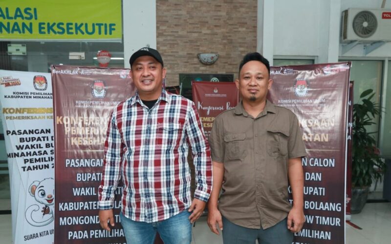 Pemeriksaan kesehatan Calon Bupati dan Wakil Bupati Boltim berjalan lancar, Ikal Salehe bilang begini