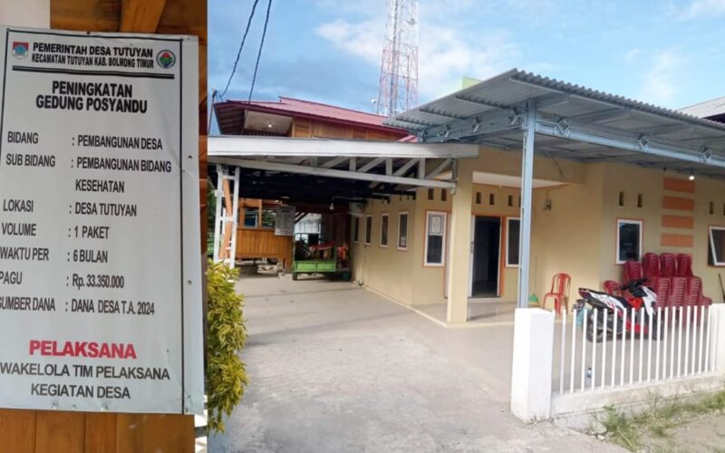 Perencanaan program pekerjaan Desa Tutuyan Tahun 2024 sudah 75% rampung