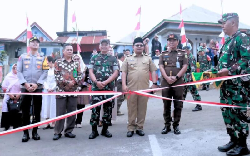 Bersama unsur Forkopimda, Pj Bupati Bantaeng Andi Abubakar resmikan kampung pancasila