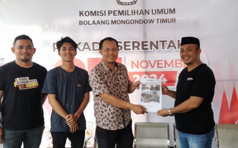 Resmi terdaftar di KPU Boltim, Netfid siap kawal Pilkada 2024 di Bolaang Mongondow Timur
