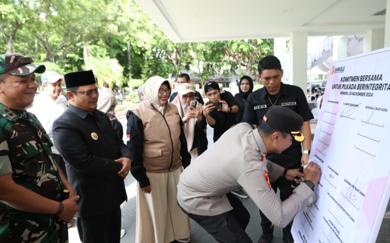 Masa Tenang, Bawaslu bersama Pemkab Bantaeng gelar Apel Siaga Pengawasan