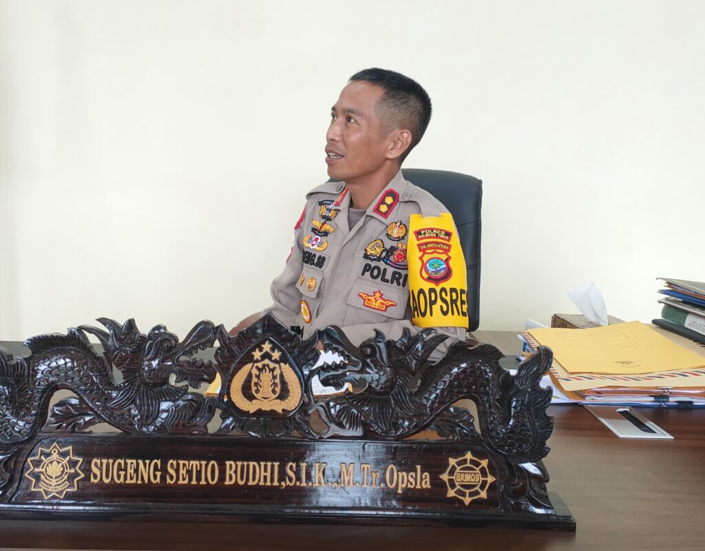 Kapolres Boltim ungkap penahanan Bos Tambang Illegal Ali Kenter yang diduga aniaya anak di bawah umur